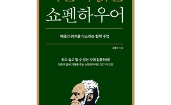 나만 보고 싶은 마흔에읽는쇼펜하우어 추천 베스트8